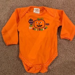 0-3 month “my first Halloween”onsie